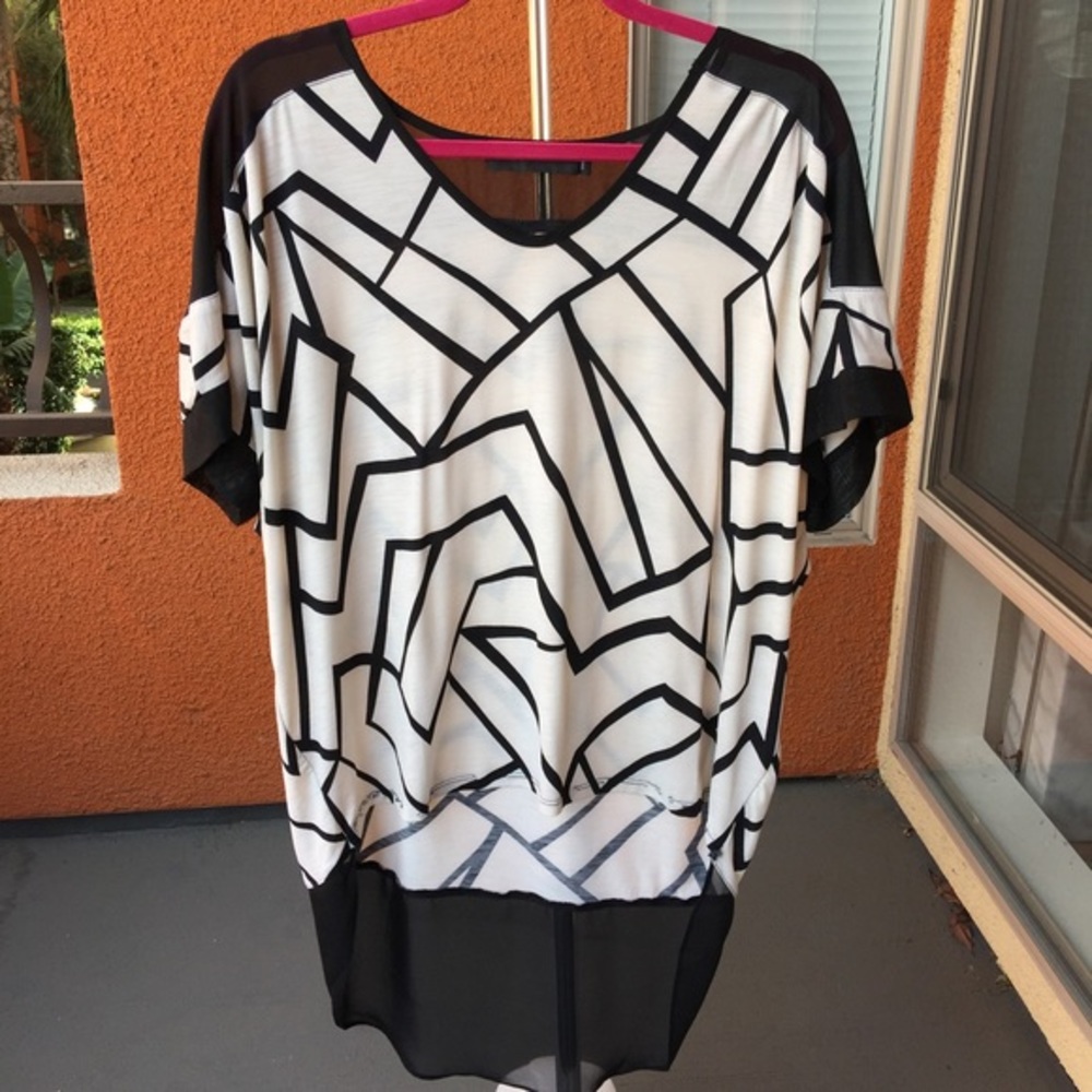 Stella & Jamie Tatiana silk panel blouse - Picture 2 of 4